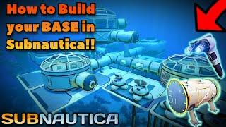 How to start BUILDING your first BASE in Subnautica!