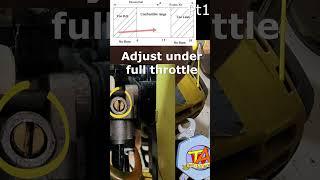 Adjusting carburetor Pt 1 #smallenginerepair #diy