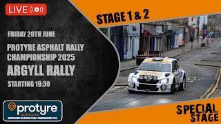 Argyll Rally 2025 - Stage 1 & 2 - Protyre Motorsport UK Asphalt Rally Championship
