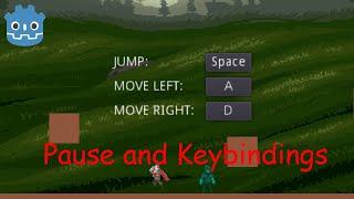 GODOT(v3.5) Pause and keybindings in game tutorial