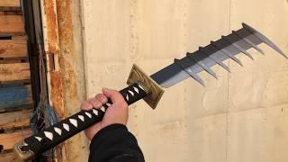 Bleach Renji Abarai's Zabimaru Sword Steel Version Cosplay