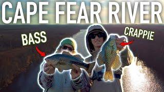 Bass and Crappie Fishing CAPE FEAR RIVER N.C. (This SAVED The Day)