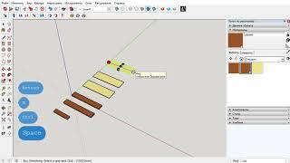 Плагин для SketchUp - назначение материала и вывод списка деталей.