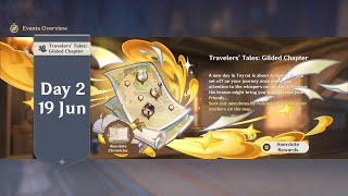 Genshin Impact - Travelers' Tales: Glided Chapter (Event) - Day 2