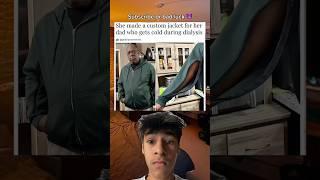 She Made A Custom Jacket For Her Dad Who Gets Cold During Dialysis.