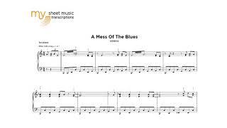 A Mess Of The Blues (Elvis Presley) - Full Sheet Music Transcription