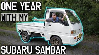 One Year! (And One Month) Living With My Subaru Sambar Japanese Kei Truck!