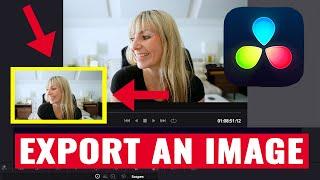 Export a Frame FAST as an Image in DaVinci Resolve