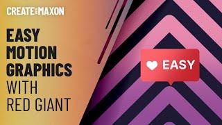 Motion Graphics Fundamentals (1/4) – Create with Maxon