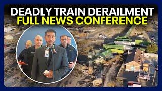 Train derailment in Pecos, TX: FULL NEWS CONFERENCE