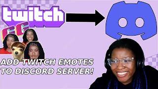 How to Add Twitch Emotes to Discord Server | ImJustTechnical