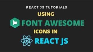 Install font awesome icons in react js 2022