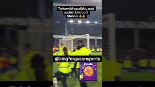 Tarkowski goal against Liverpoo! #salah #tarkowski #liverpool #everton #salah  #viral #trendingvideo