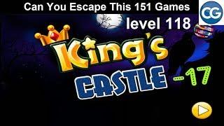 Walkthrough Can You Escape This 151 Games level 118   King's castle 17   Complete Game