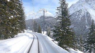  4K  Arosa - Chur Cab ride, Switzerland [02.2021]