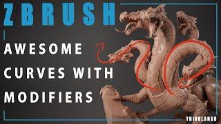 ZBrush Quick Tips: EASY CURVES WITH ANCHORS AND BEND!!!