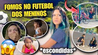 SEGUIMOS ELES com NOSSOS FILHOS! CHEGAMOS DE SURPRESA NO FUTEBOL DOS MENINOS! ️