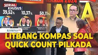 [FULL] Litbang Kompas Umumkan Hasil Quick Count Pilkada Jakarta, Jabar, Jateng, Jatim & Sumut