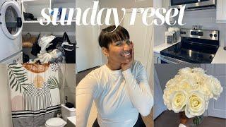 SUNDAY RESET in my NEW Apartment | extreme deep clean, meal prep, laundry & errands