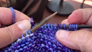 Russian purl vs. Continental (German) purl in knitting