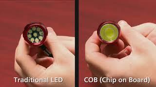 COB vs LED Flashlights