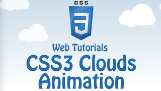 How to make Html & CSS Clouds Background Animation ( CSS tutorial )