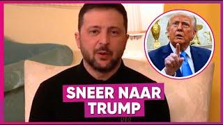 Zelensky lucht zijn hart na ruzie met Trump