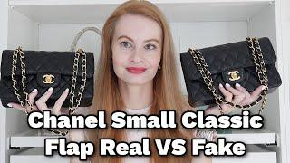 Chanel Small Classic Flap Real VS  Fake  || Learn How To Spot The Differences