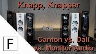 So knapp war es noch nie! - Canton Townus vs. Dali Opticon vs. Monitor Audio Silber! (Hifi Test)