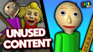 Baldi's Basics Classic Remastered Unused Content | LOST BITS [TetraBitGaming]