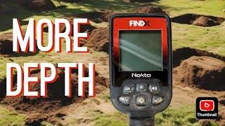 Beginner Metal Detector Nokta FindX has MORE DEPTH