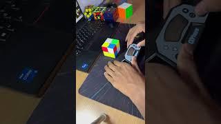 2x2 Rubik’s Cube solved in 3 seconds!!! #cube #rubikscube #trending #phonk #music