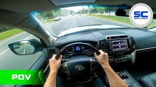 Toyota Land Cruiser 200 V8 4.5 D-4D 235Hp POV Test Drive on ROAD #2