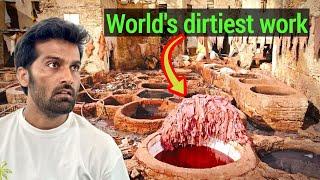 Visiting World's Oldest Degree Granting University & Oldest Tannery In Fes Morocco