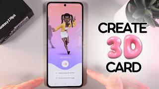 How to Create and Use a 3D Profile Card on Your Samsung Galaxy Z Flip 6: A Fun Tutorial