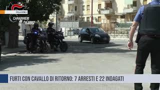 Palermo. Furti con cavallo di ritorno: 7 arresti e 22 indagati