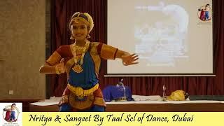 NRITYA&SANGEET- Bharatnatyam By Unnati Agarwal-Taalsclofdance -Nishi Singh kathak