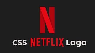 CSS Netflix Logo - How to Design Netflix logo using HTML and CSS