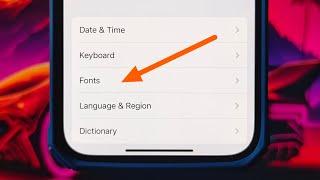 How To Change Font Style in iPhone 15