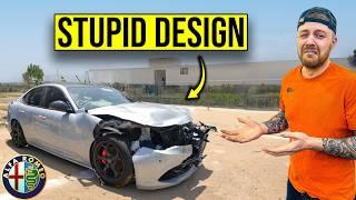 REBUILDING MY WRECKED ALFA ROMEO WITH A FERRARI ENGINE
