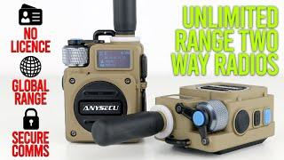 Unlimited Range Secure Two-Way Radios - Anysecu G6