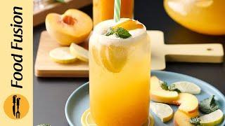 Summer Peach Sparkler Recipe By Food Fusion