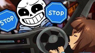 АНДЕРТЕЙЛ - ФРИСК УБИЛА САНСА МАШИНОЙ? АНДЕРТЕЙЛ ГОНКИ! UNDERTALE UNDERRACER