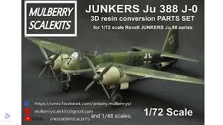 New 1/72 , 1/48 & 1/32 JUNKERS Ju 388 J-0 conversion kit from Mulberry Scale Kits.