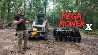 skid steer attachments for clearing land yourself: off grid & working alone