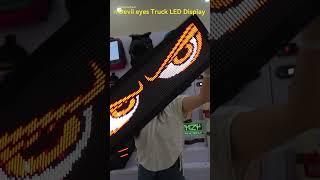 LED Car Devil Eye Screen Animation Advertising Flexible LED Panel For Car Shop#ledsign#ledscreen