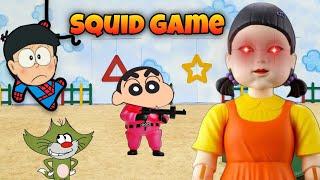 Shinchan Nobita And Jack Playing Squid Game | Gone Very Funny 