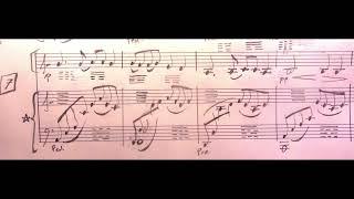 [150d] (music score) Violin and Piano by Gerald Spitzner