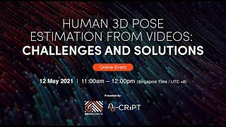 Human 3D Pose Estimation From Videos: Challenges and Solutions