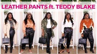 HOW TO STYLE LEATHER PANTS ft. TEDDY BLAKE